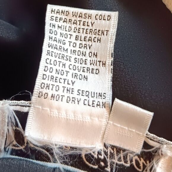 Diane Gilman Silk Sequin Cockatoo Tropical Birds Floral Blouse Size Large VTG - Picture 6 of 16